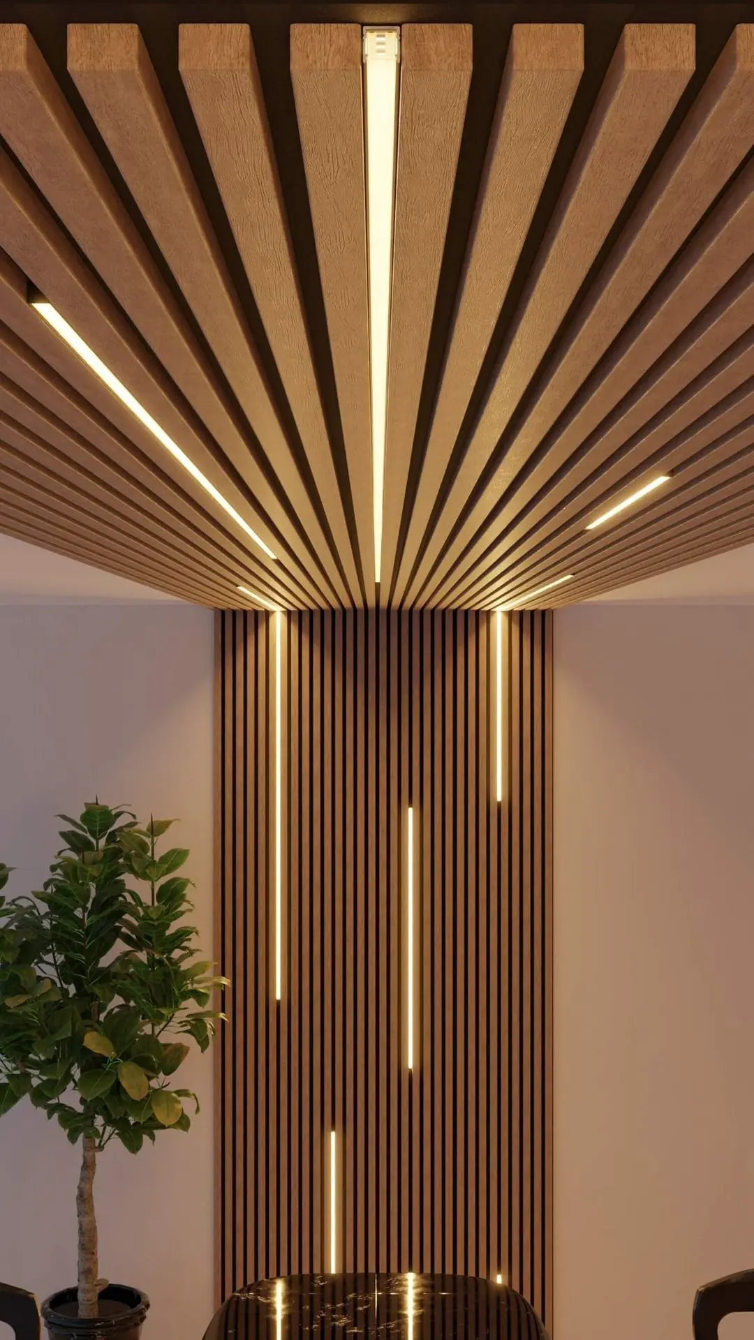 Modern False Ceiling Design with LED Lighting